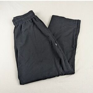 Chef Works Baggies Black Twill Elastic Waist Chef Pants Mens Med Pro Wear